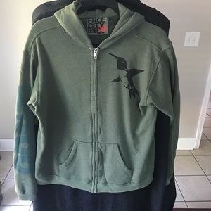 Free city zip up hoodie